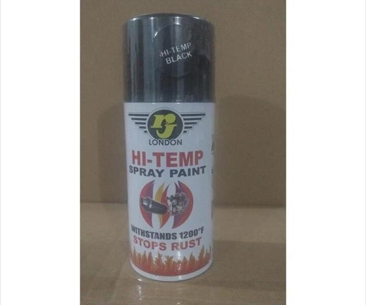 Cat Semprot Spray RJ Hi Temp Black Tahan Panas Hitam Knalpot 150cc ...