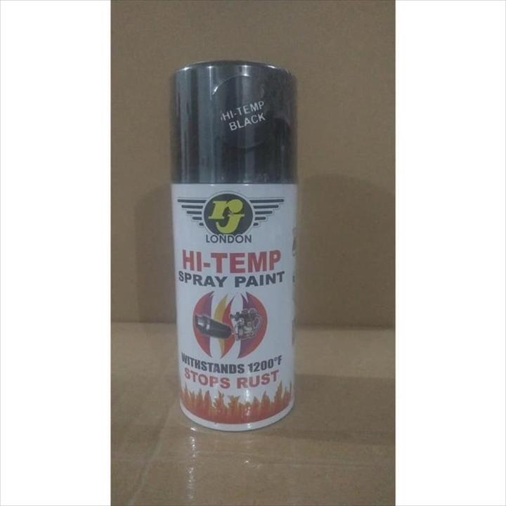Cat Semprot Spray RJ Hi Temp Black Tahan Panas Hitam Knalpot 150cc ...