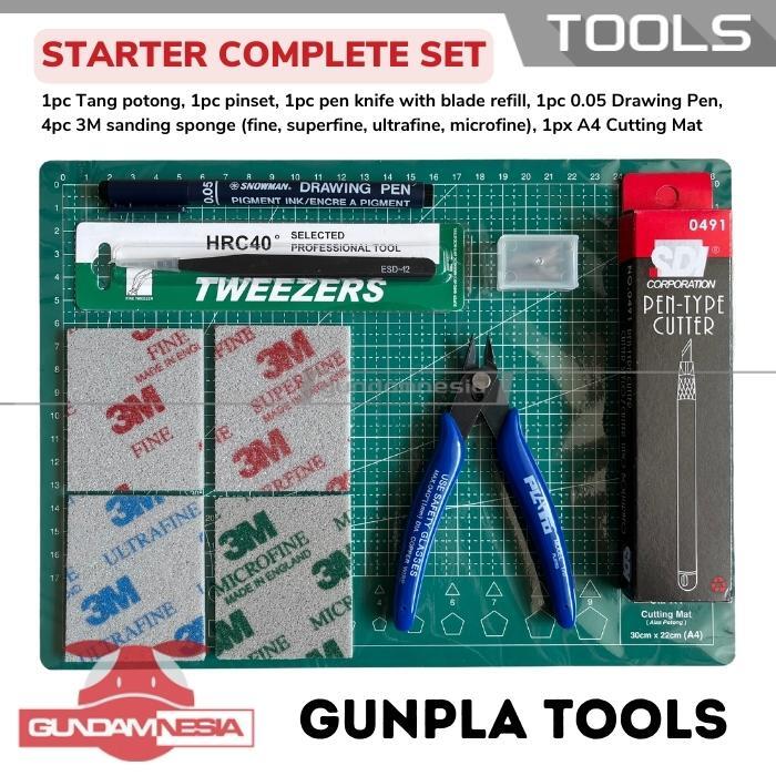 Alat Rakit Gundam / Gunpla Starter Tool Set - GundamNesia