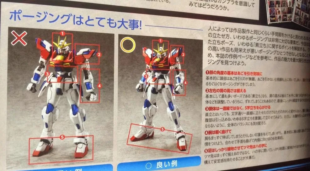 Good Gundam Posing Tutorial Translated by HatarakiManGunPla