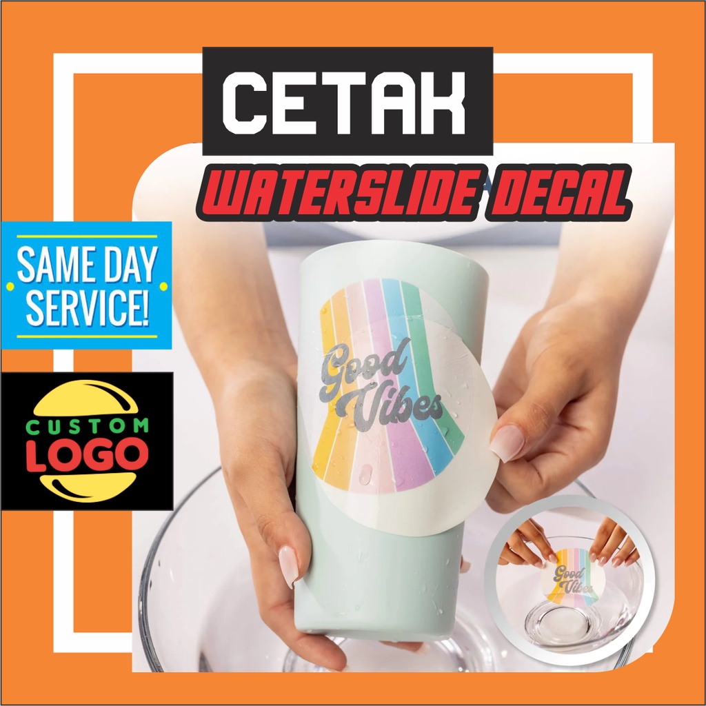 Jual Cetak water stiker/decal atau stiker air ukuran A4 bebas Request ... Jual Cetak water stiker/decal atau stiker air ukuran A4 bebas Request ...