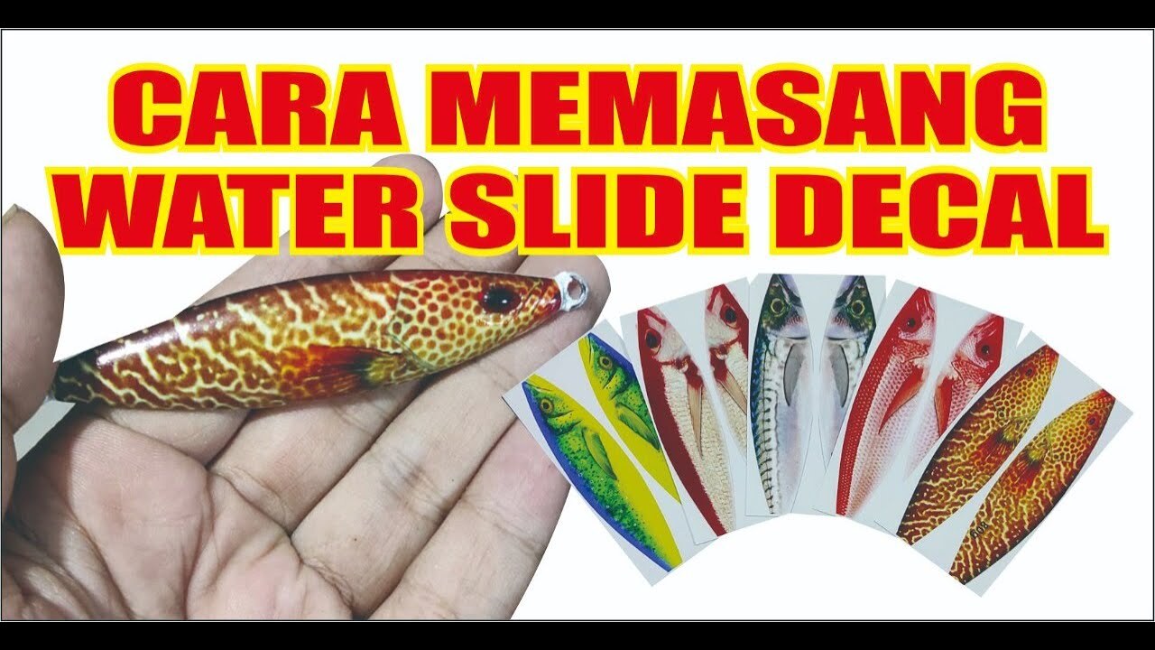 CARA MEMASANG WATER SLIDE DECAL DI METAL JIG #kohmomo - YouTube CARA MEMASANG WATER SLIDE DECAL DI METAL JIG #kohmomo - YouTube